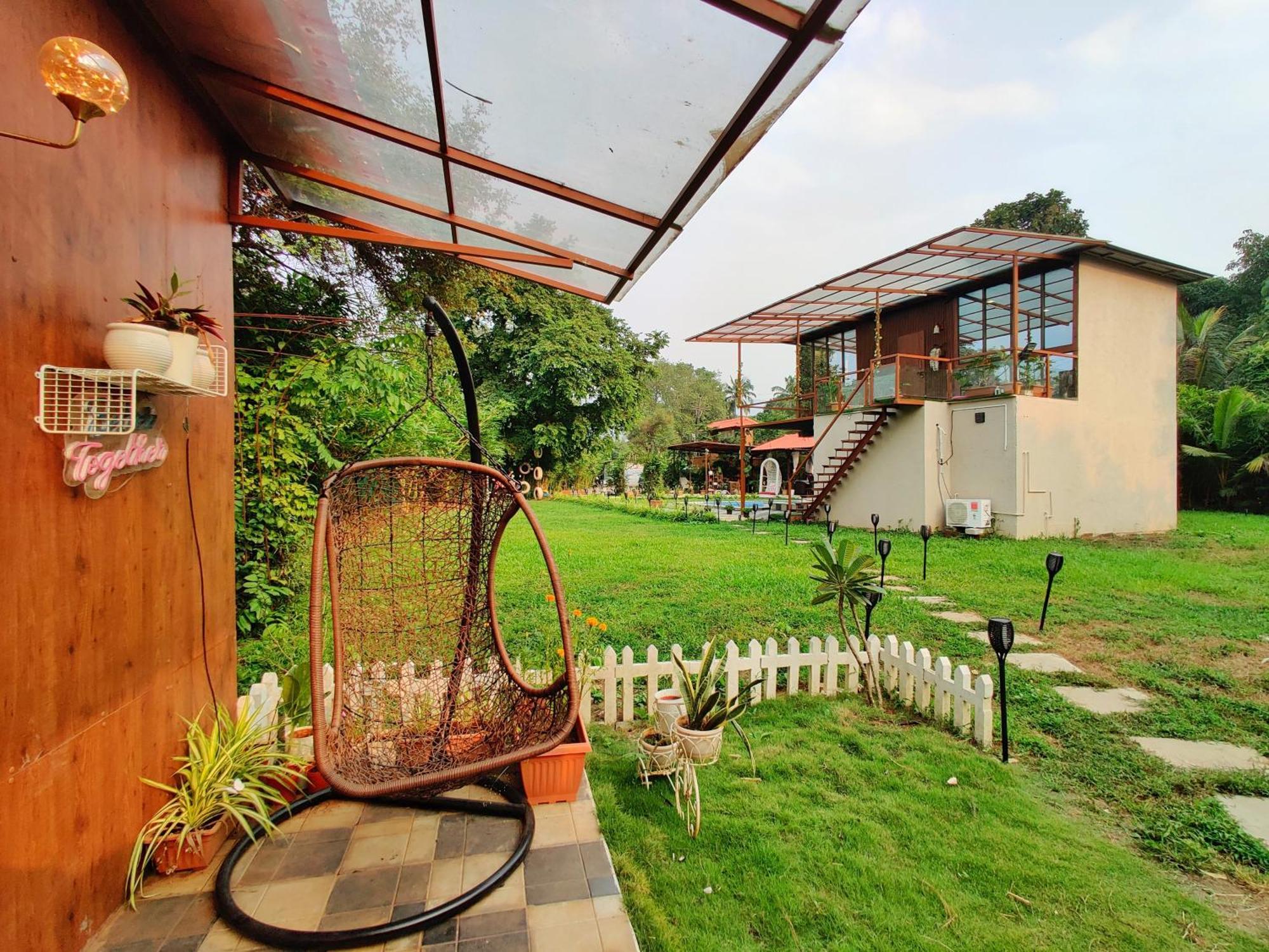 Crystal Springs Villa - A Picture-Perfect Retreat W Pool, Hammock, Gazebo Karjat Exterior foto
