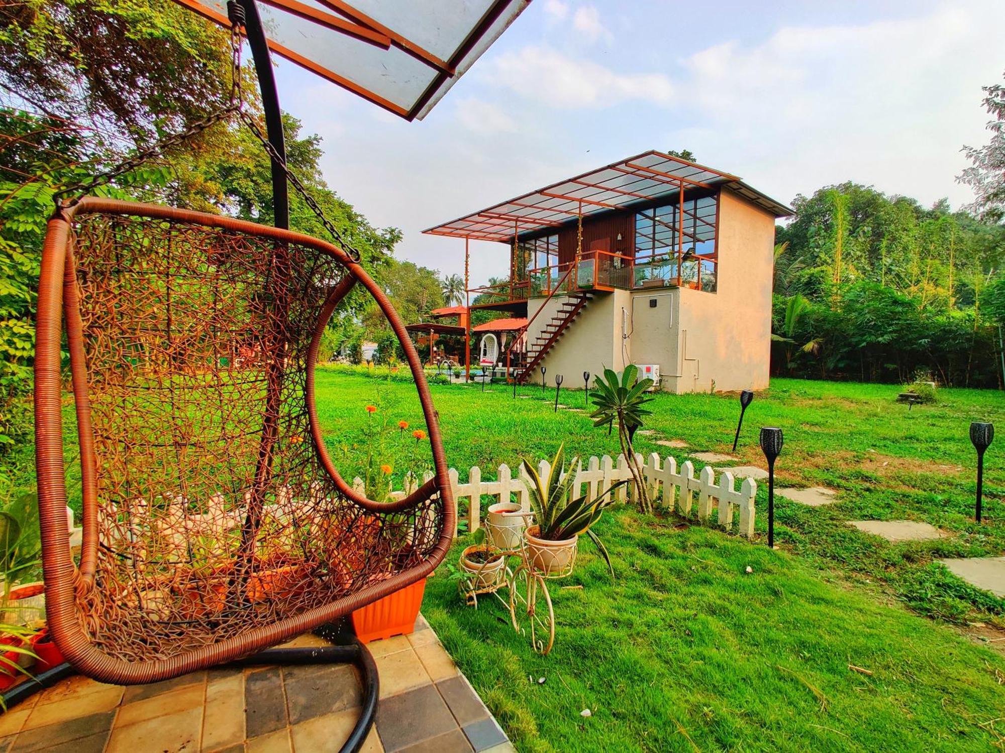 Crystal Springs Villa - A Picture-Perfect Retreat W Pool, Hammock, Gazebo Karjat Exterior foto