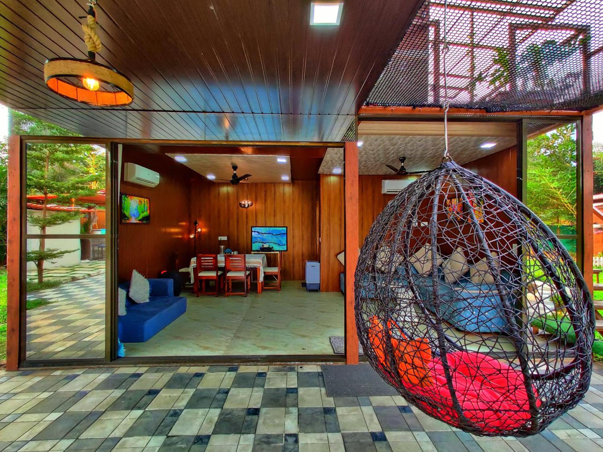 Crystal Springs Villa - A Picture-Perfect Retreat W Pool, Hammock, Gazebo Karjat Exterior foto