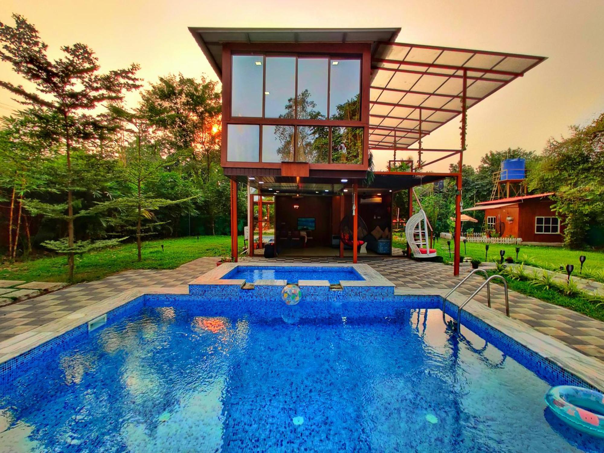 Crystal Springs Villa - A Picture-Perfect Retreat W Pool, Hammock, Gazebo Karjat Exterior foto
