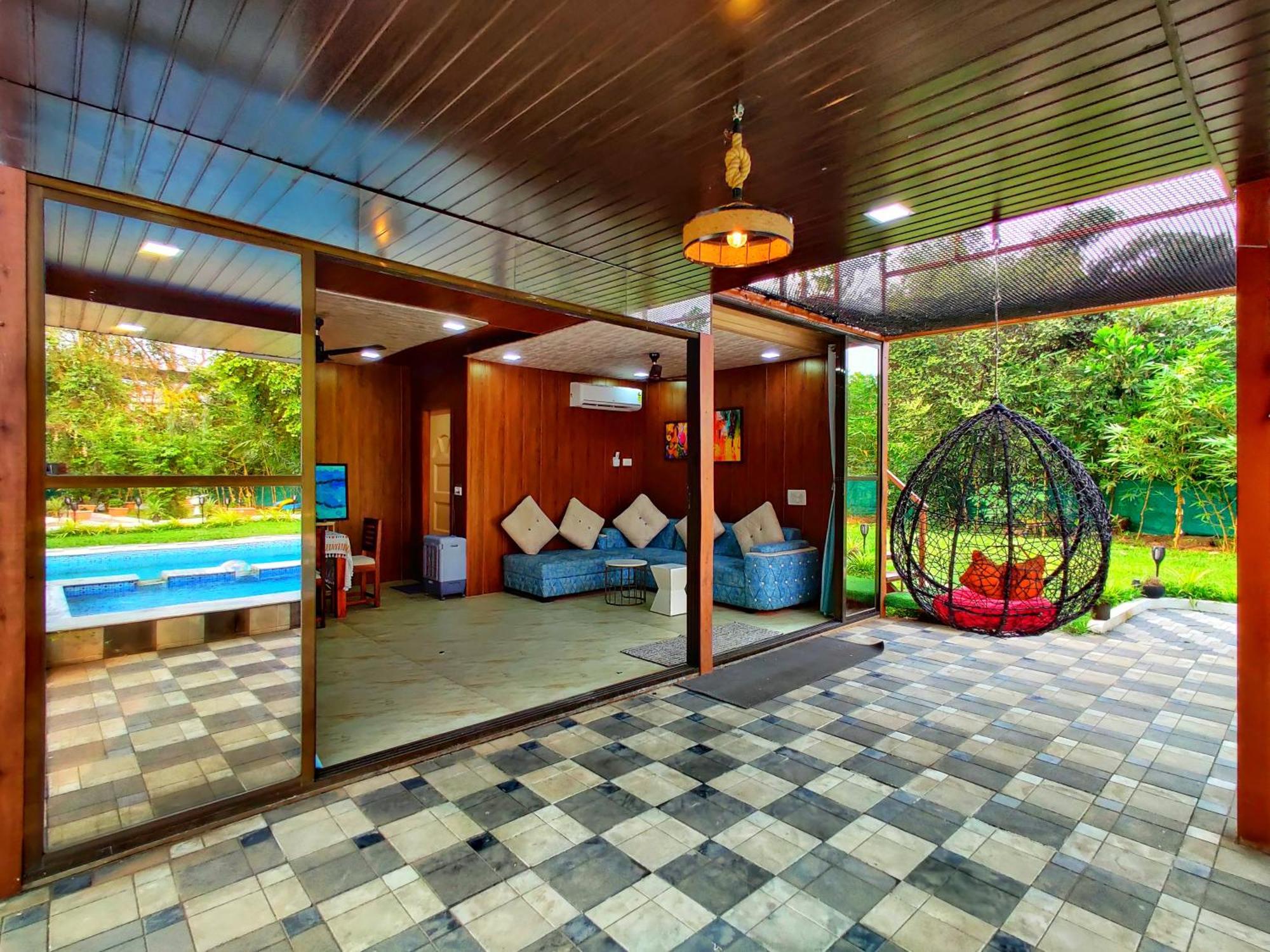 Crystal Springs Villa - A Picture-Perfect Retreat W Pool, Hammock, Gazebo Karjat Exterior foto