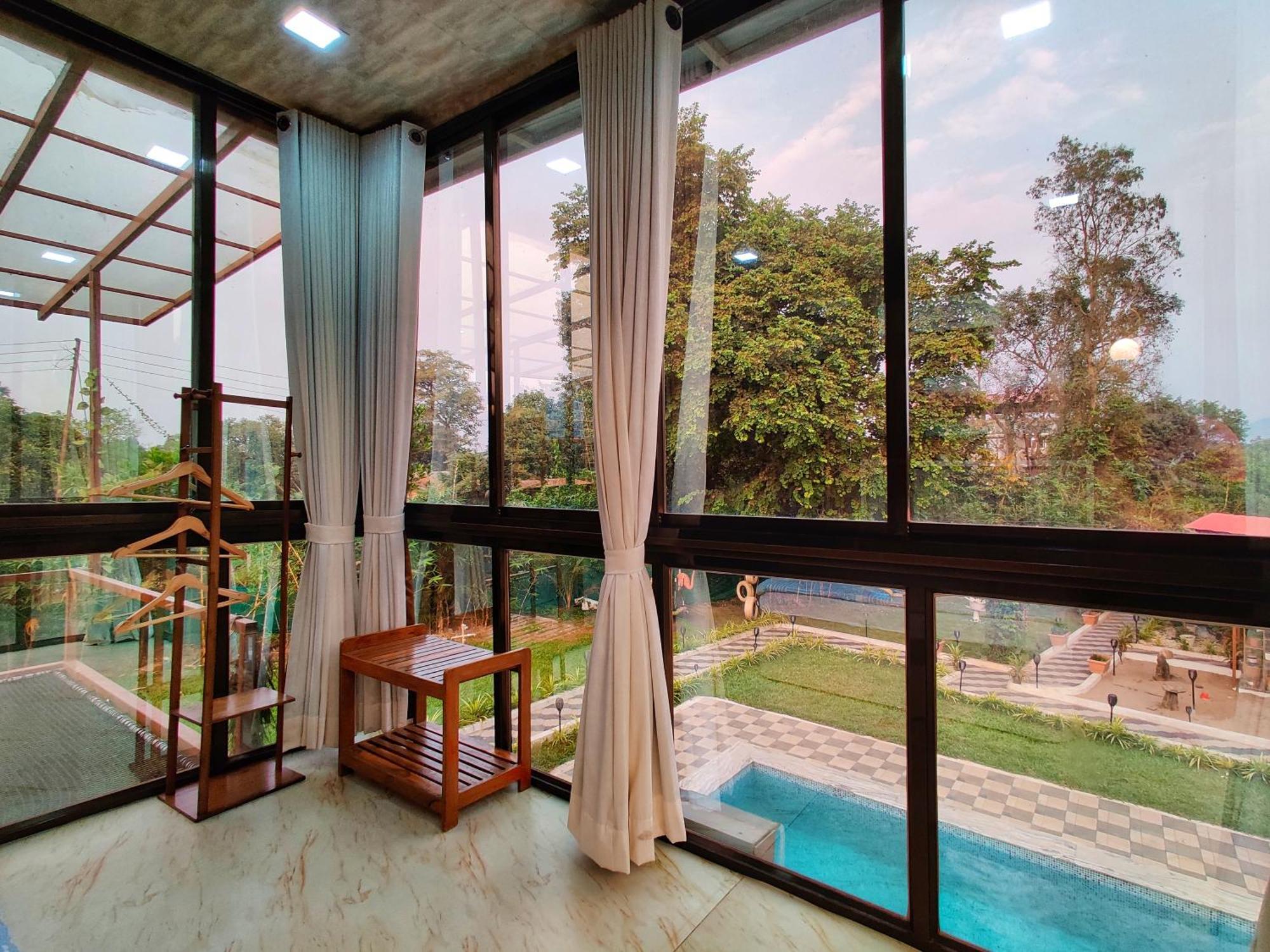 Crystal Springs Villa - A Picture-Perfect Retreat W Pool, Hammock, Gazebo Karjat Exterior foto